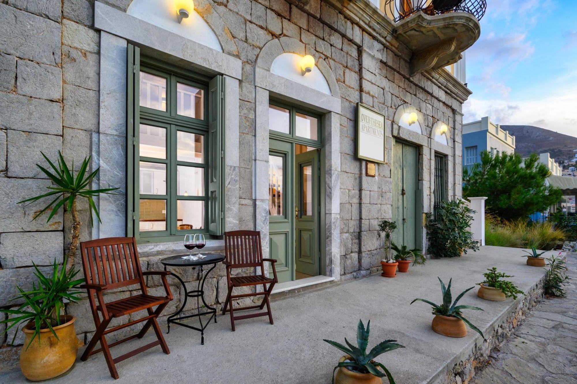 Over The Sea Apartments Symi Bagian luar foto