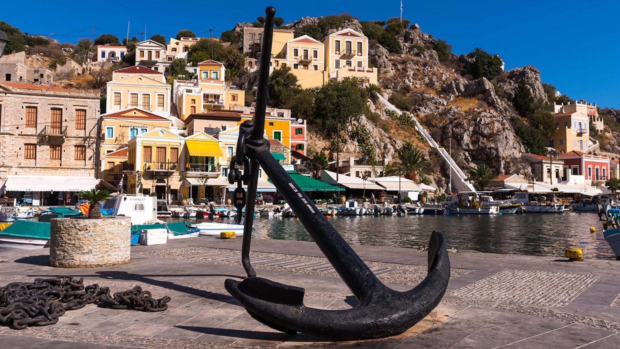 Over The Sea Apartments Symi Bagian luar foto
